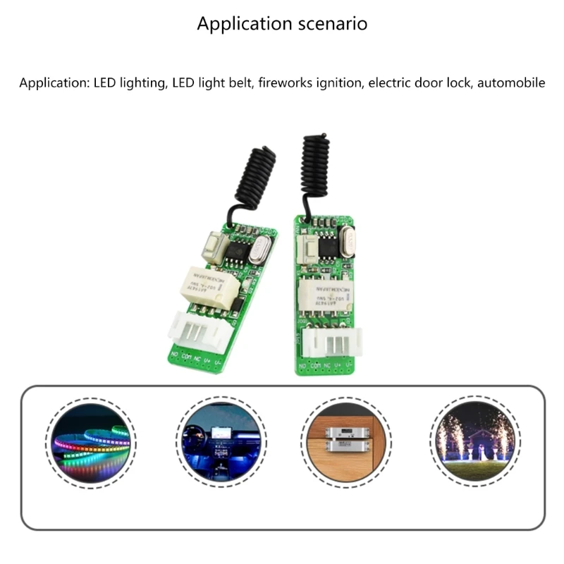 433mhz 315mhz Wireless Remote Control Switches Module RF Transmitter for Small Desk Lamps, Routers, Cameras N58E