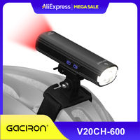 Gaciron Bicycle Headlights Best Bright Bike Front Lights Rechargeable Waterproof Cycling Lamp Fits For Road/Mountain/Contest