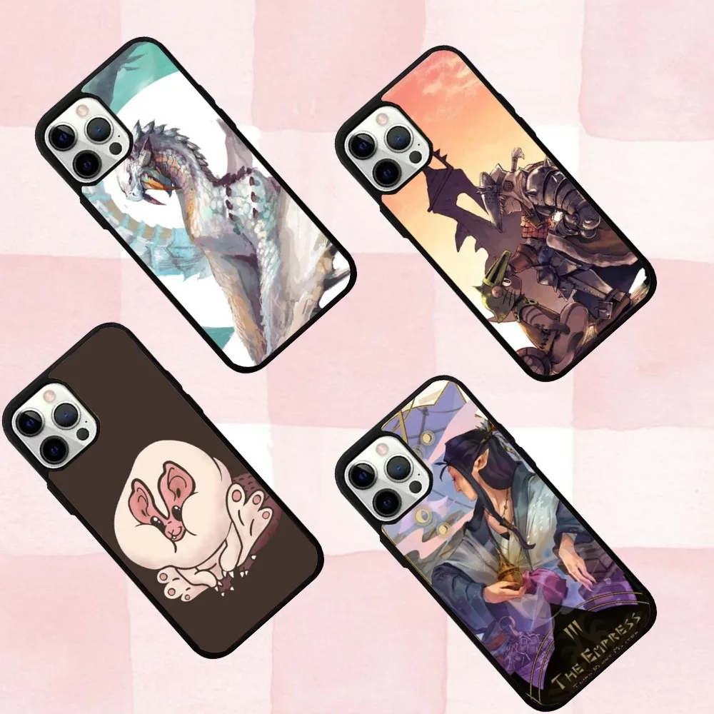 

M-Monster-Hunter Game Phone Case For IPhone 16,se4,15,Pro,Max,Case 14,Plus,13,12,11 Magesafe Magnetic Wireless Charge Cover