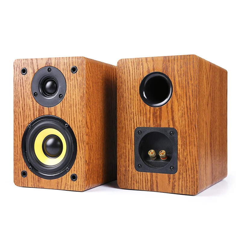 120W 4 Inch High-power Passive Bookshelf Speaker High-fidelity Home HIFI Fever Audio Home Theater Desktop Surround Speakers