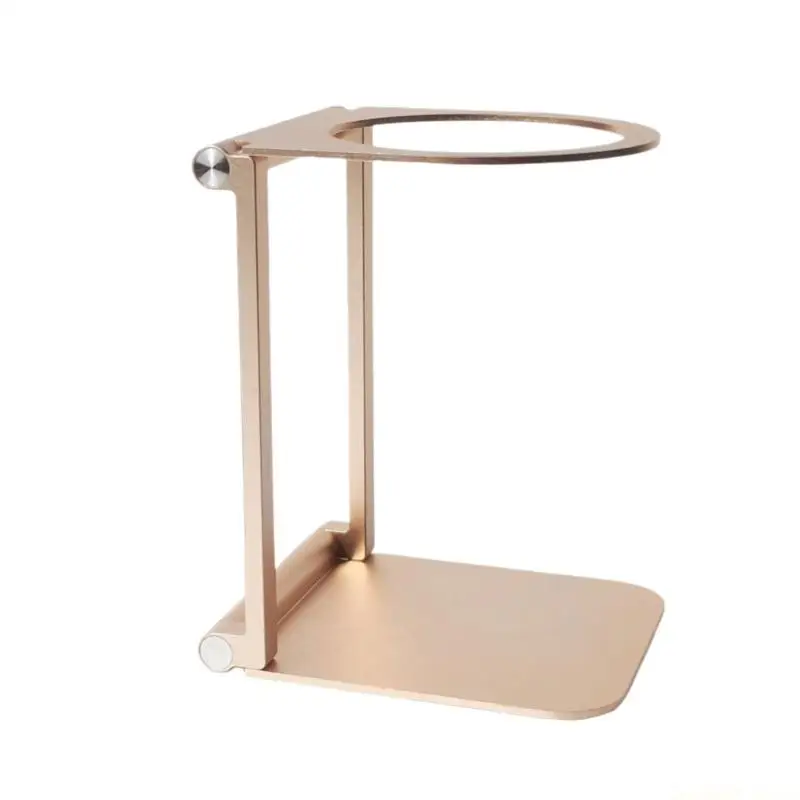 D0AB Foldable Aluminum Coffee Drip Stand Portable Espresso Machine Hand