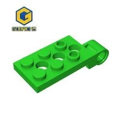 Gobricks Moc 10Pcs 98286 Scharnier Plaat 2X4 Met Pin Hole - Top Bouwstenen Onderdelen Moc Diy onderwijs Bouwen Speelgoed Baksteen