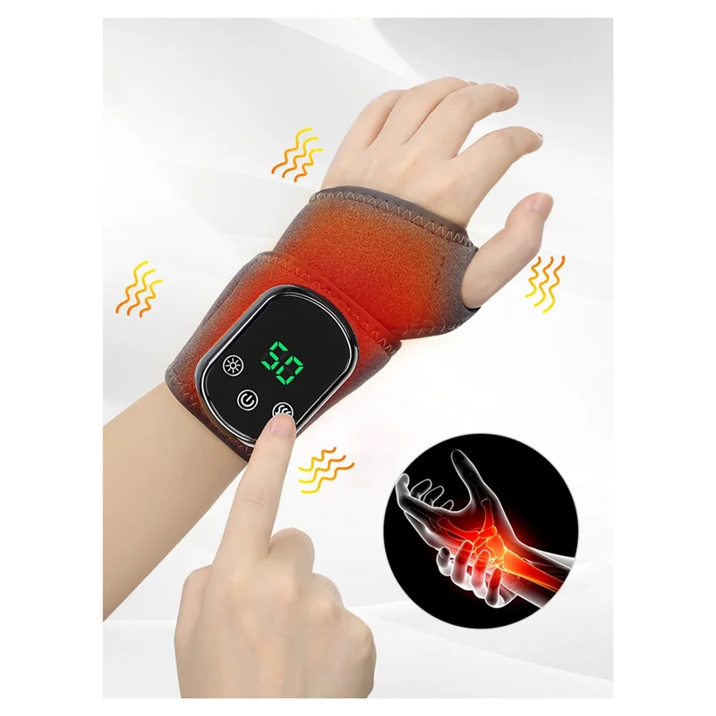 AB43-USB elektrische verwarming polsbeschermer voor sport, gewrichtsverzorging en wellnessverpakking