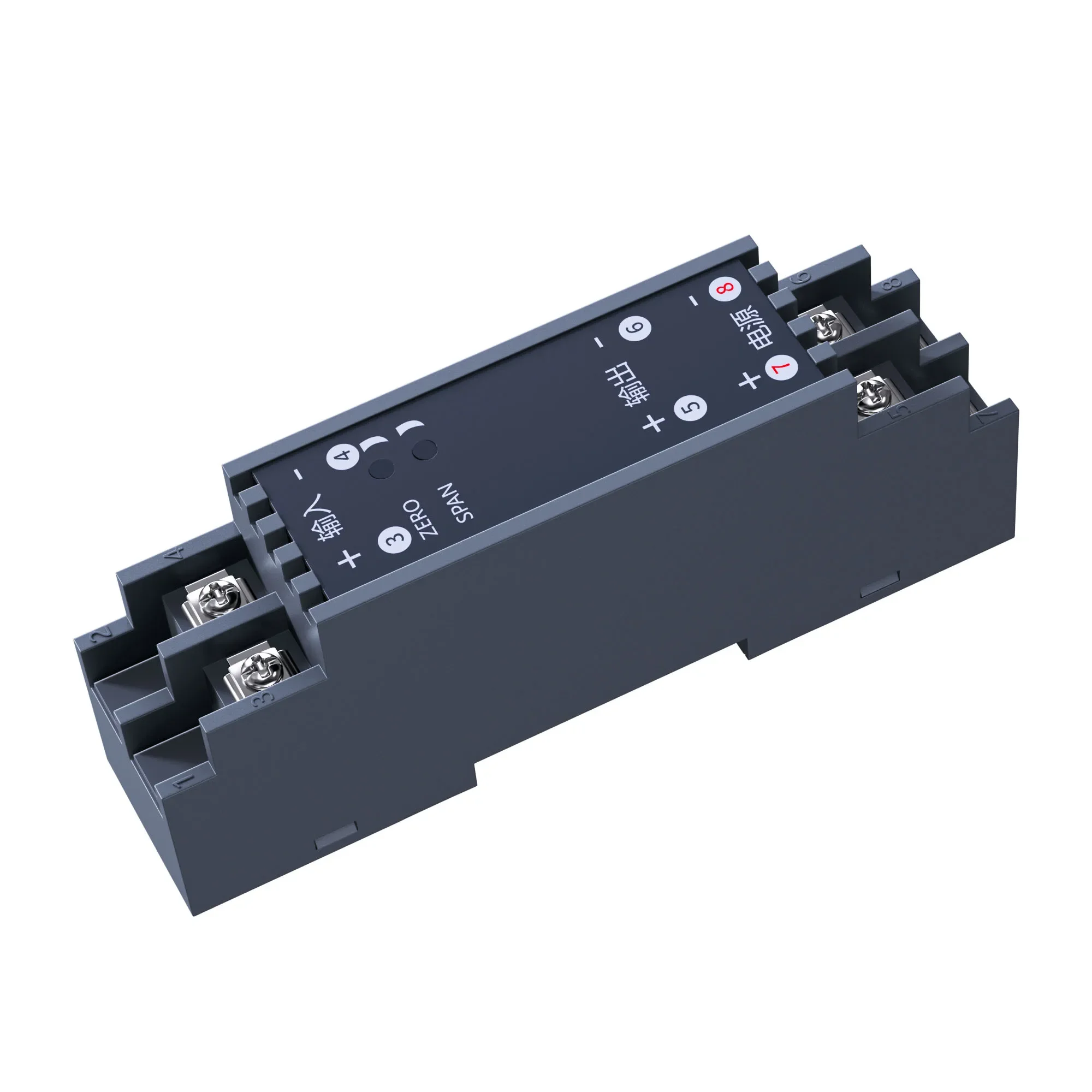 0-10KHZ Frequency Transmitter Transducer 4-20mA 0-10V RS485 35mm DIN Rail Installation Frequency Converter Sensor