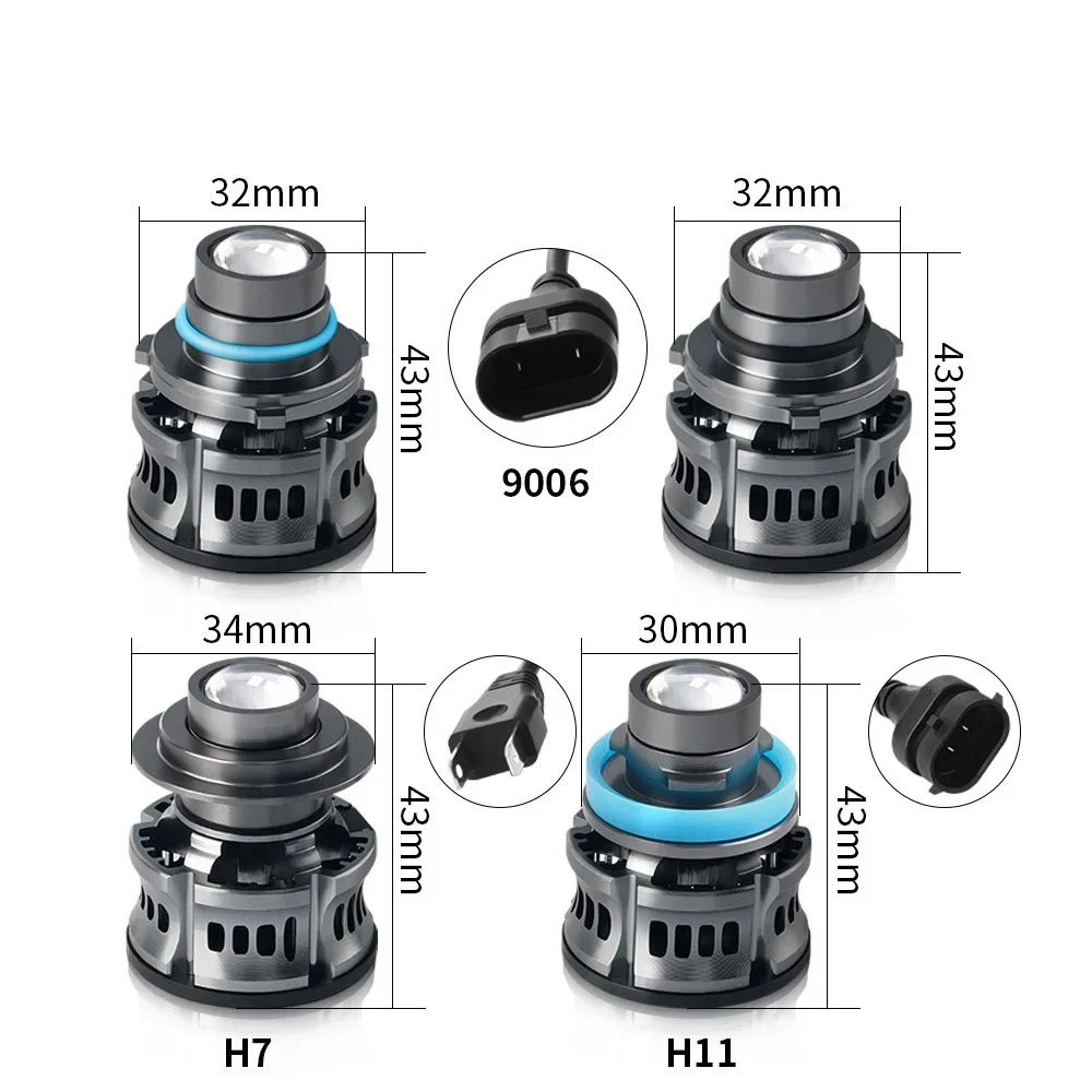 

Brighten Up Your Driving Experience with Bi-LED Fog Light Projector Lens Spotlight H7 H8 H9 H11 9005 HB3 9006 HB4