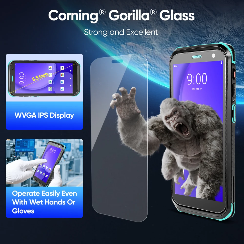 FYJ F9825 オクタコア IP68 2.2Ghz 耐衝撃性 Android 13 プリンター搭載 コードPDA バッテリー 医療用 本質安全防爆型 プロフェッショナルPDA Android