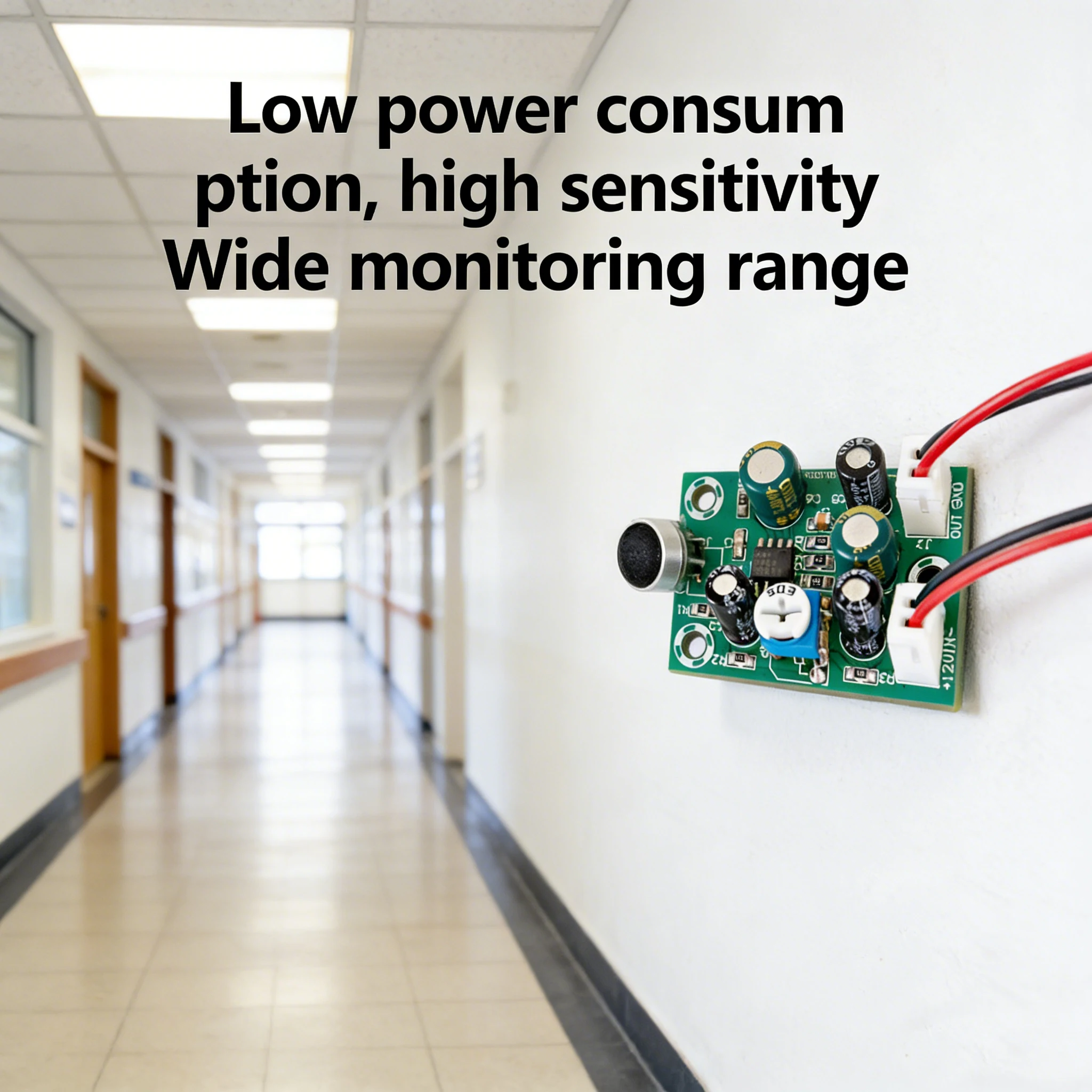 DC 9-15V High-fidelity Micro-sound Pickup Module High-sensitivity Noise Reduction Sound Collector Microphone Amplifier Board