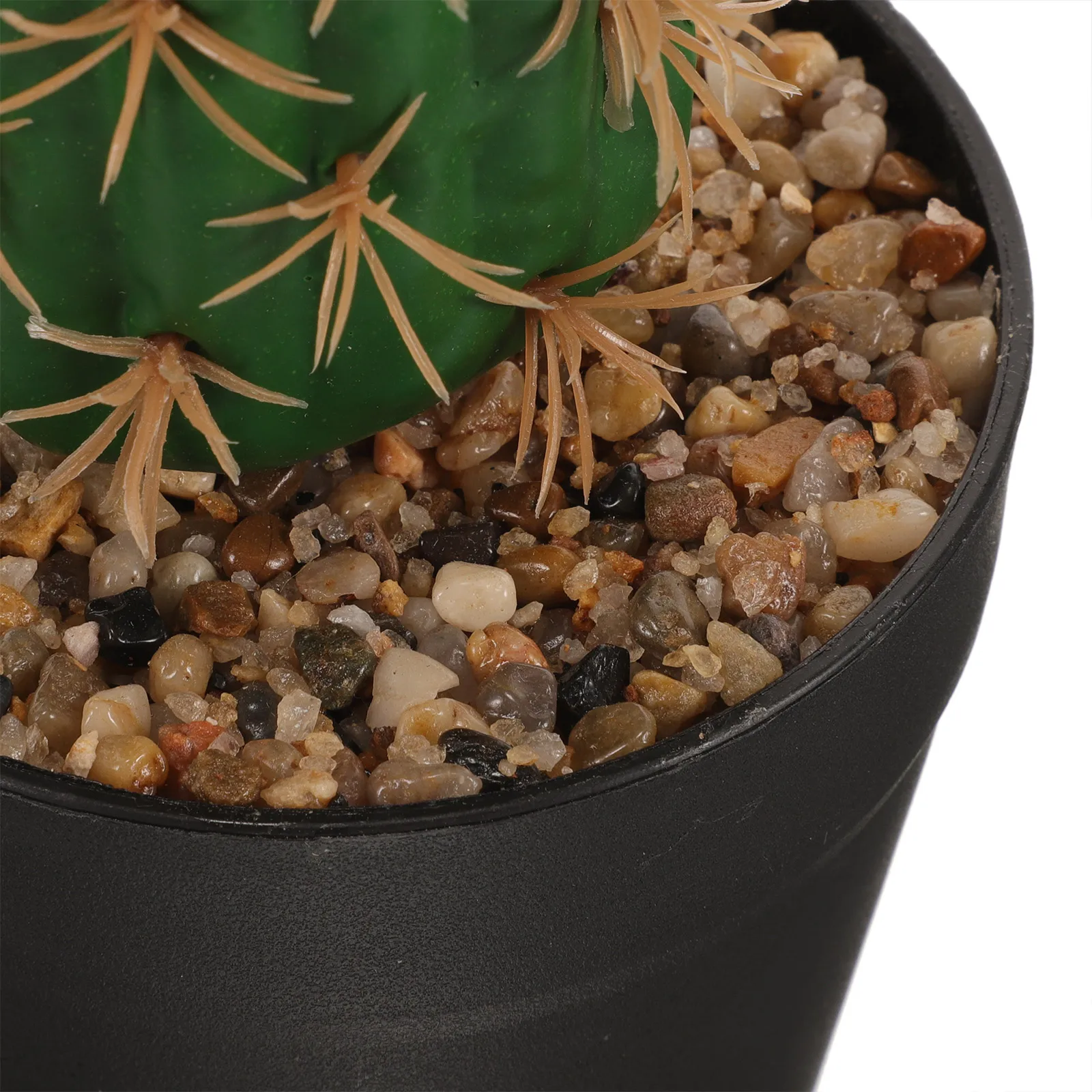 

Simulated Succulents Fake Cactus Decoration in Pot Bonsai Figurine Potted Plant Artificial Cactus Plants Year Round Beauty Low