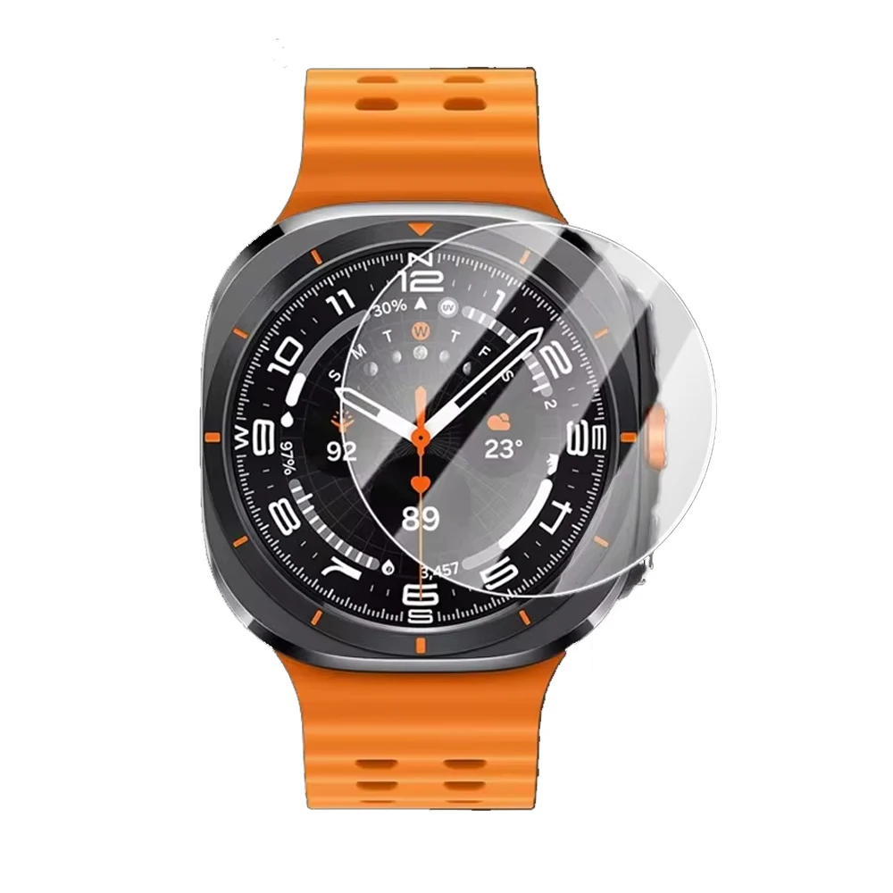 Telpered-Glas-Displayschutz für Samsung Galaxy Watch Ultra, 47 mm, vollständige Abdeckung, kratzfeste Folie für Galaxy 8 7 Ultra, Zubehör – Detail 1