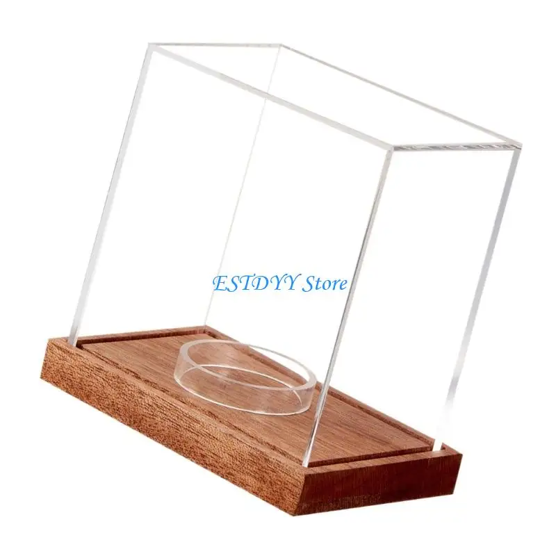G6DE Clear Acrylic Ball Showcases Light weight Display Case For Home Or Exhibition Use