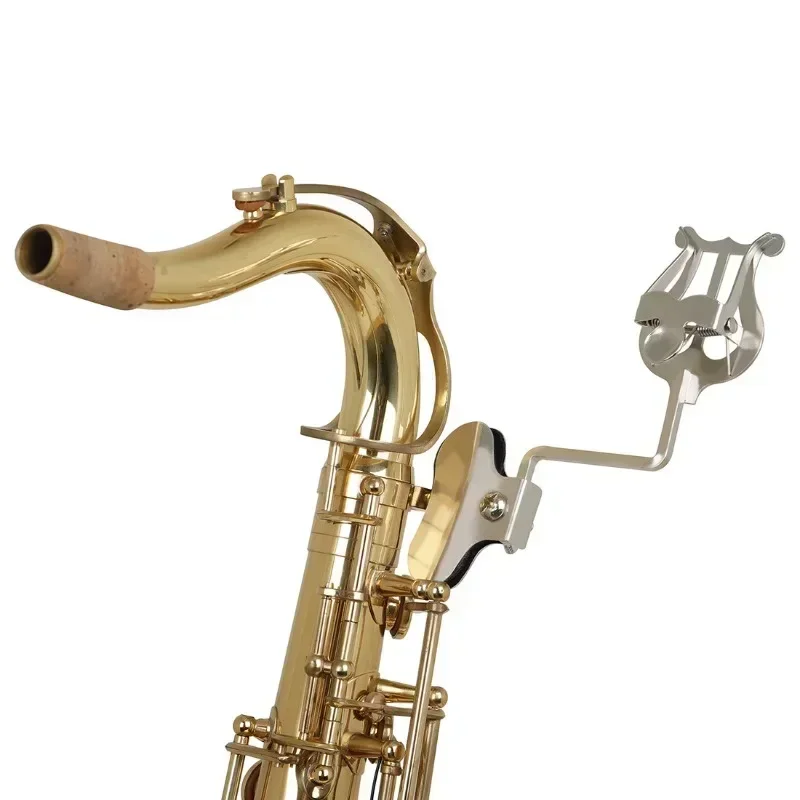 

Portable Alto Saxophone Sheet Music Clip Stand Sax Lyre Marching Spectrum Clamp-On Fixing Holder Musical Instrument Accessories