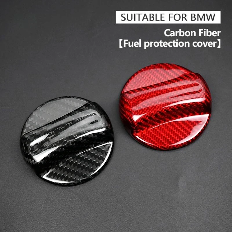 TIYPEOR Real Carbon Car Inner Fuel Tank Cover for BMW F30 F20 F21F10 F3 Automotive modification accessories hight glossy 1 pcs