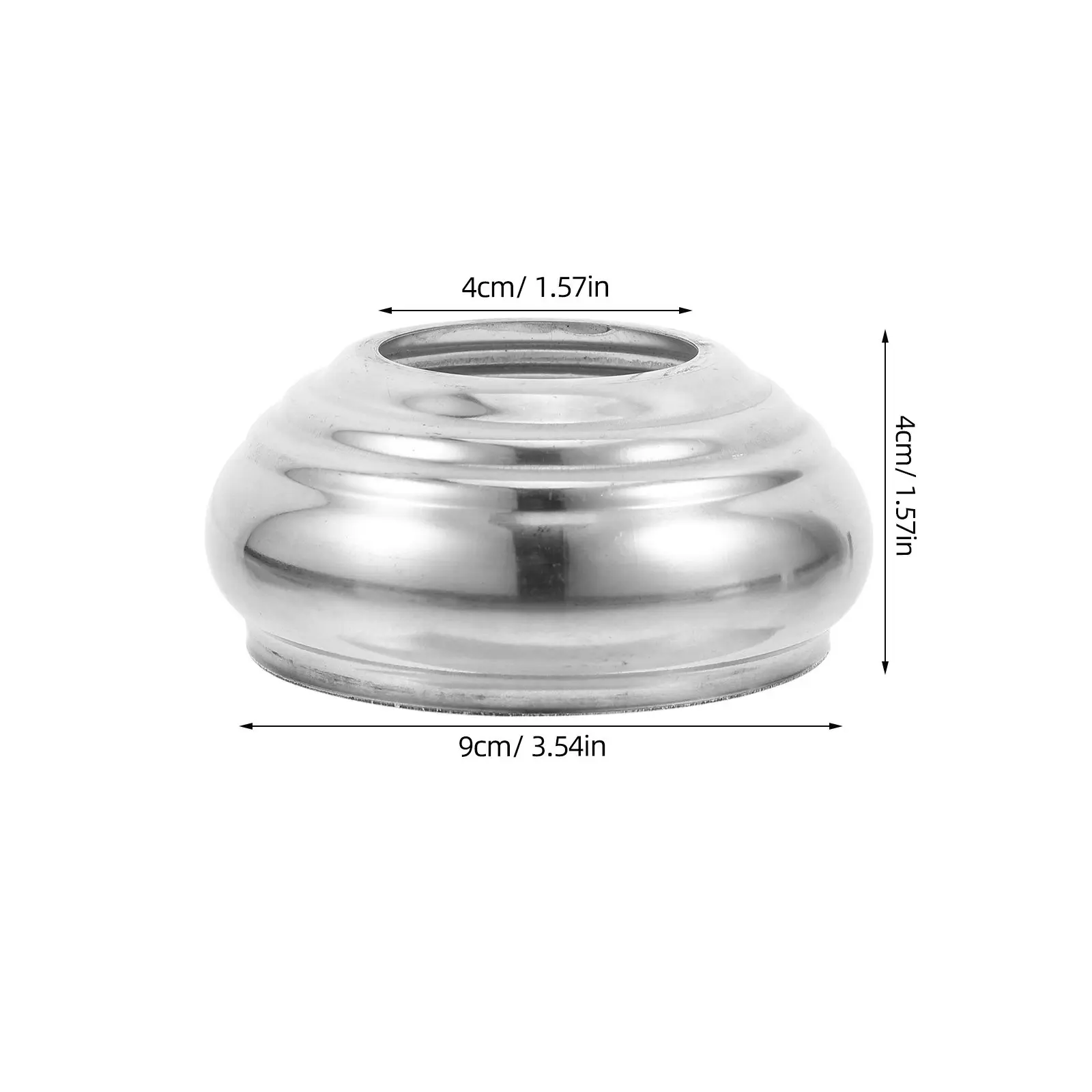 Garden Globe Stand Stainless Steel Reflective Ball Holder Gazing Sphere Base Stand Outdoor Garden Globe Display Stable