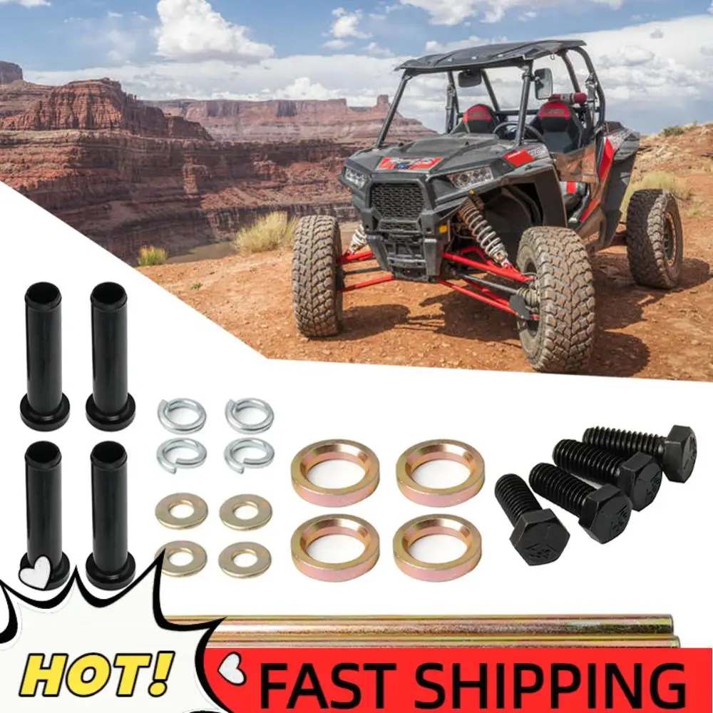 

Комплект втулок переднего нижнего рычага с валом 7501093, два комплекта втулок и вала переднего нижнего рычага A для Polaris Sportsman 570 600 700 800