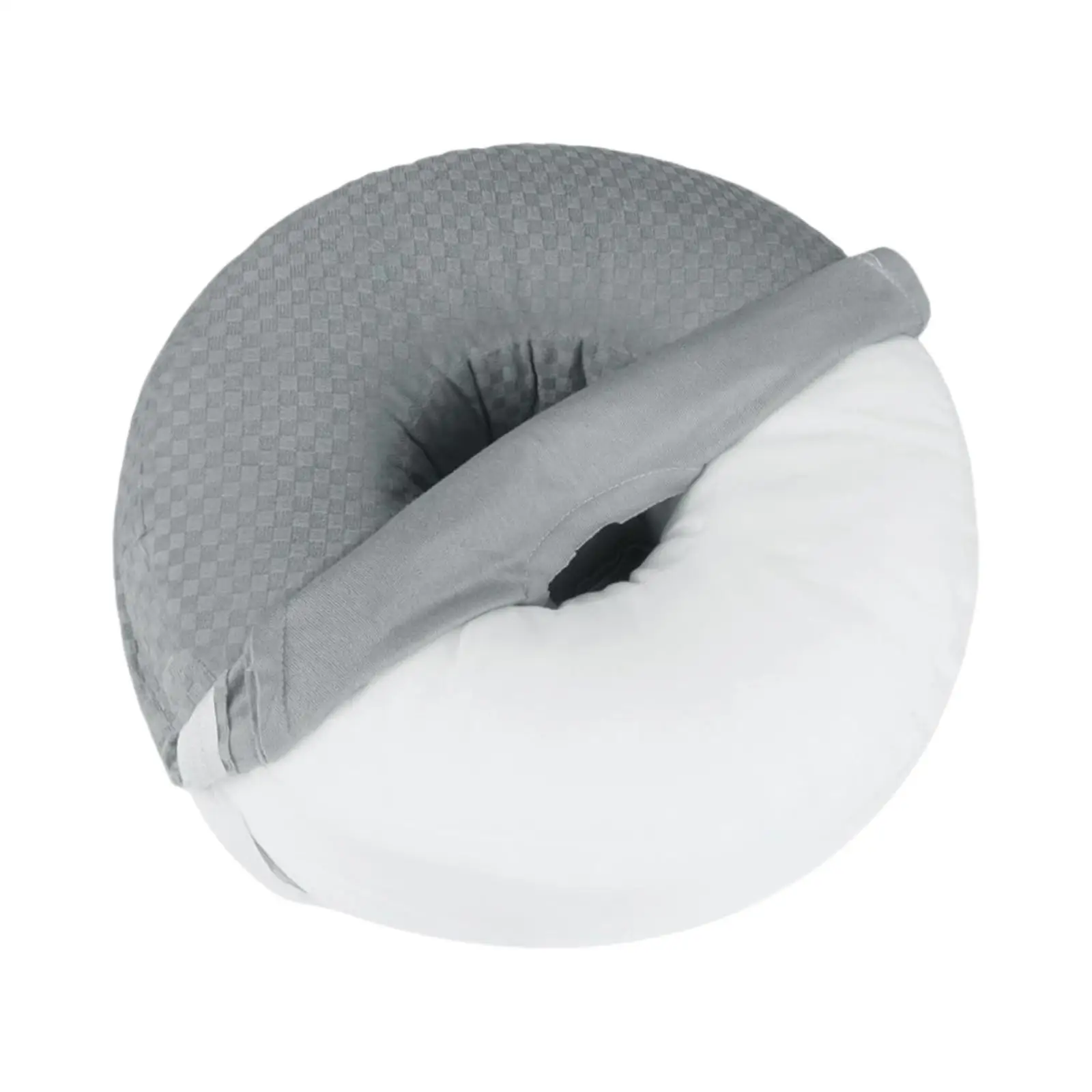 Ear Piercing Pillow Polyester Breathable Removable Cover Neck Head Support with Ear Hole Side Sleeping Pillow Ear Guard Pillow