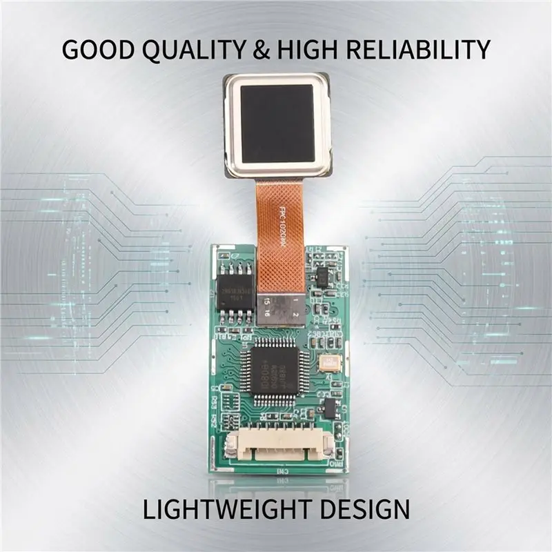 SHGO-For Intelligent Lock Access Control FPC1020AM UART Fingerprint Recognition Module W 3000 Storage Embedded Development