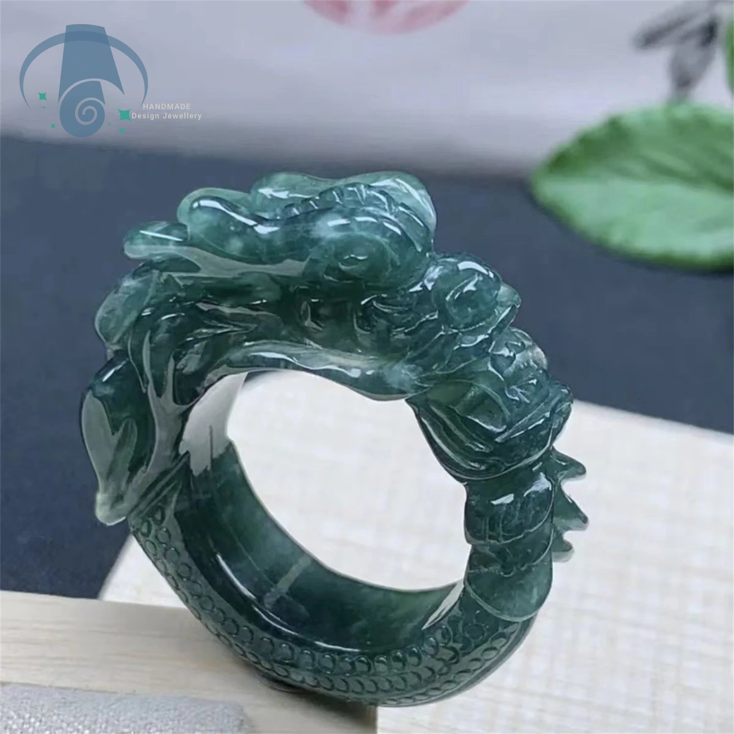Anel de Dedo Feminino de Jade  - Ethnic Chic Fashion avaliação e preço