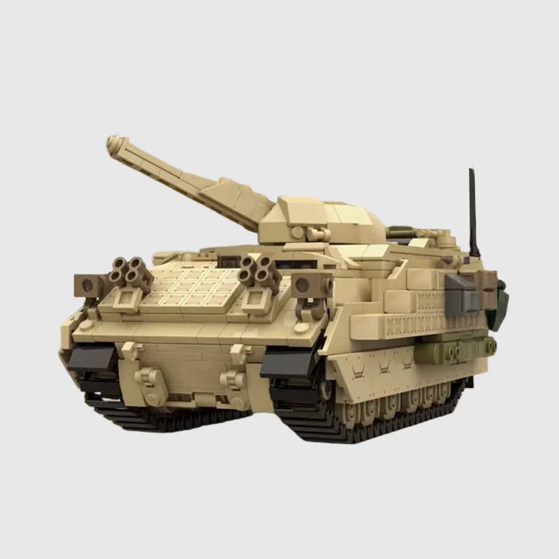 M1287 Self-Propelled Mortar Model MOC Building Bricks War Equipment Modular Technology Gifts Holiday Assemble Children Toys Suit