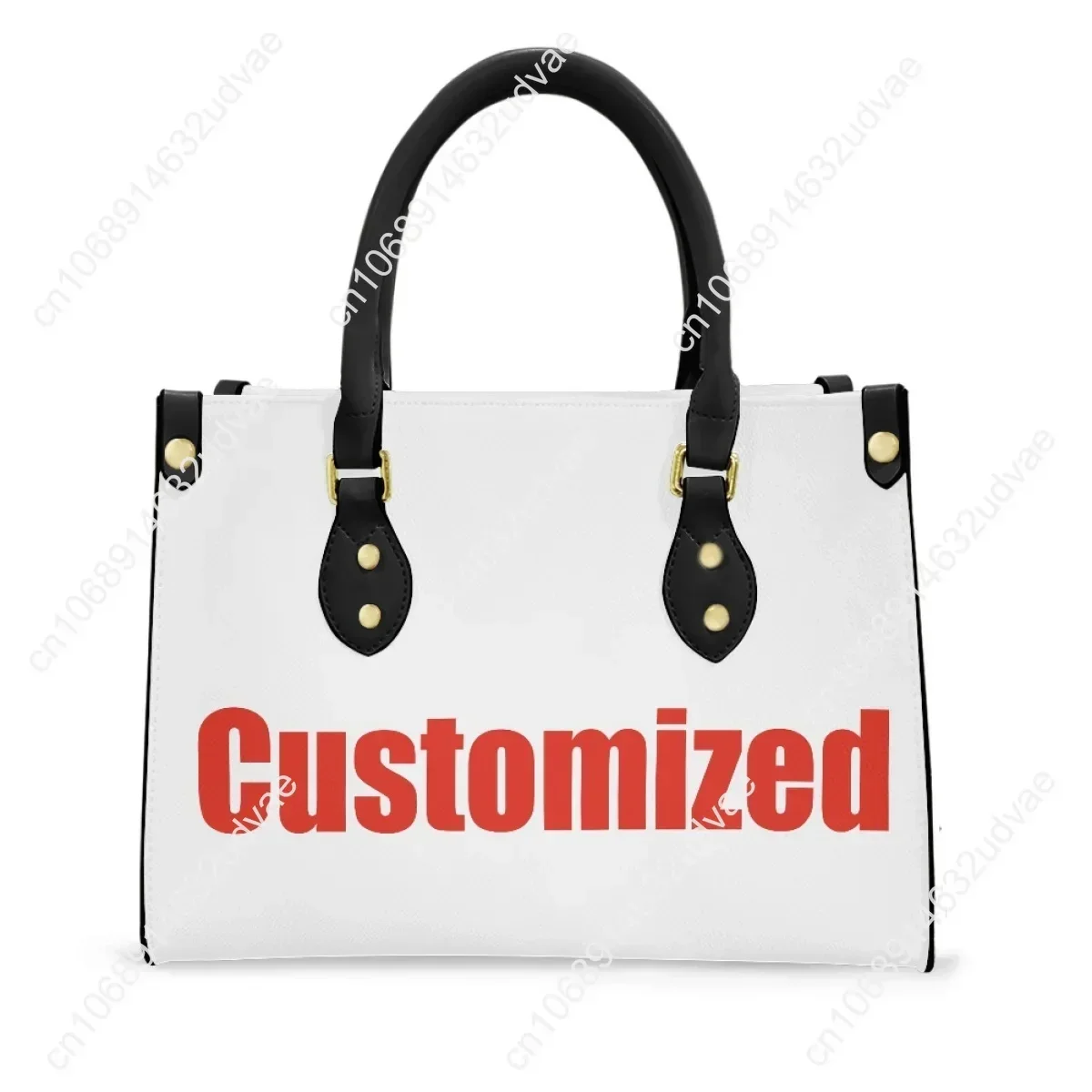 Lady Gaga Tote Bag Purse Womens Mens High Quality Personalized Text Image PU Leather Handbag Commuter Shopping Gift Bags