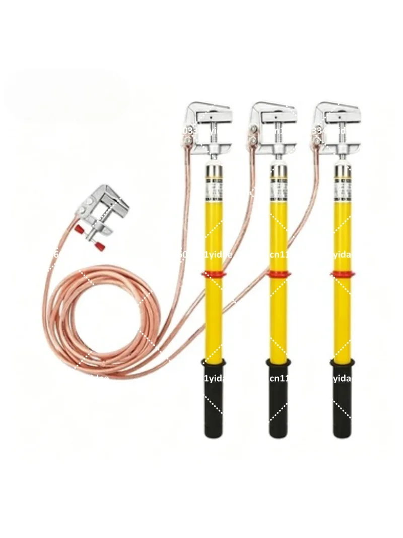 10KV High Voltage Grounding Wire Power Station Ground Rod Distribution Room Soft Copper Earthing Safety