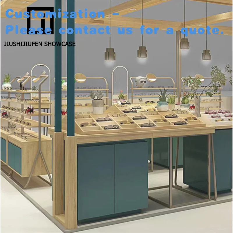 custom.Customized Premium Glasses Cabinet Modern Eyewear Display Racks Shopping Malls Optical Display