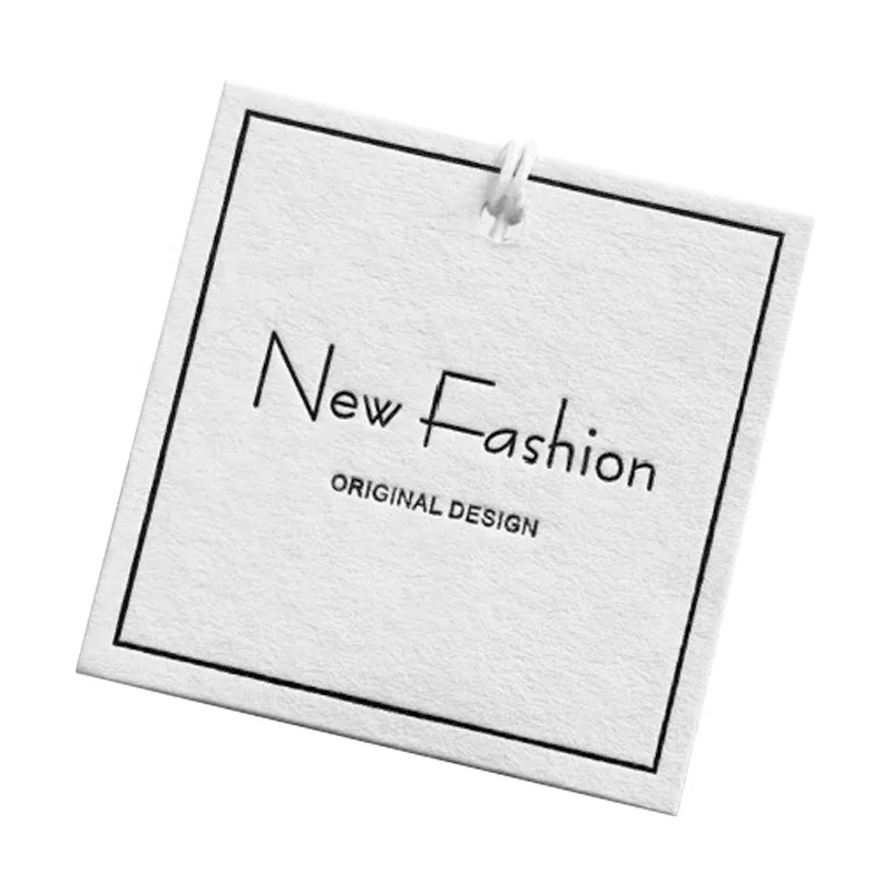 Custom..pieces.Customised high fashion hangtag custom logo and name with string hang eyelet clothing tags