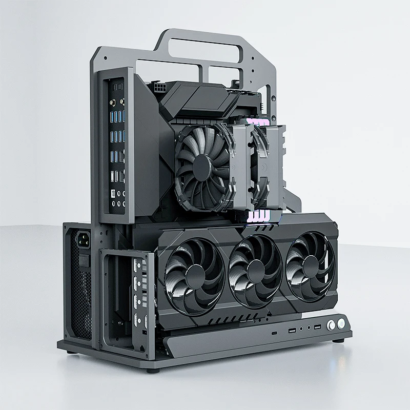 

Socooler SOC-A RTX 4060 Ti GPU Aerometal Gaming Computer Tower Case New Mode Used Product-Computer Cases & Towers