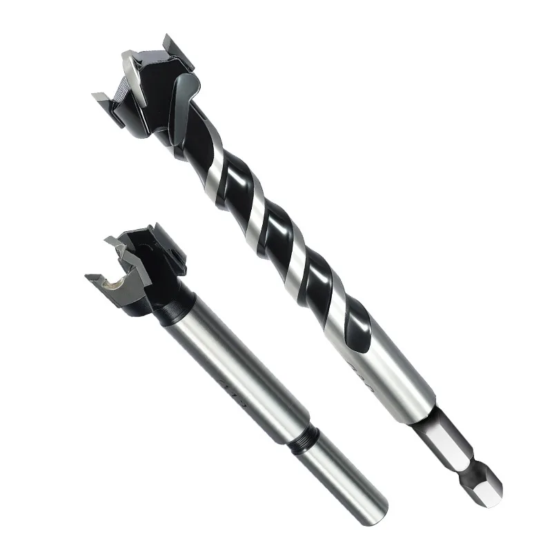 Localizador de perforación Vertical, tocador de desbarbado profesional para carpintería, juego de brocas de aleación de aluminio, herramientas de carpintería precisas, traje