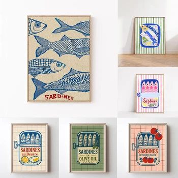 Shortened Title: Pink Sardine Canvas Print 1