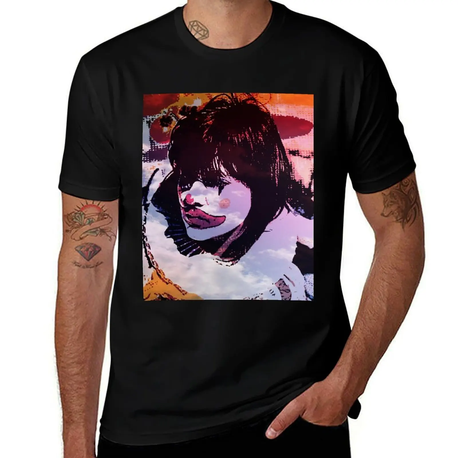 Courtney Catches Candy Clowns T-Shirt Fashion Simple Casual Tee Shirt