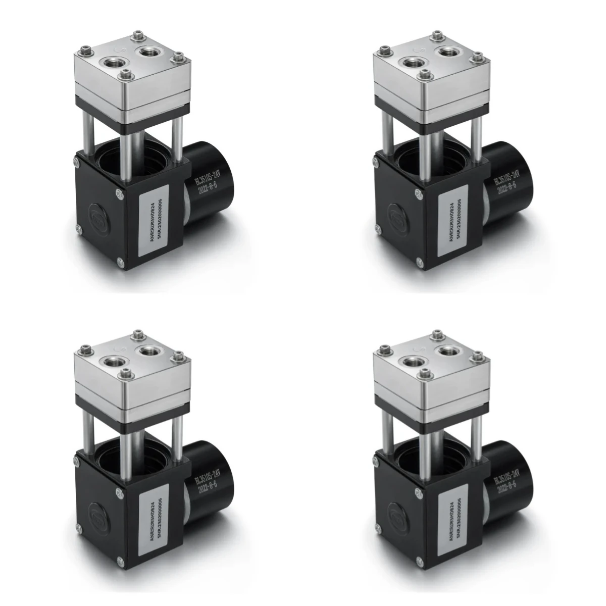 AD6SHDB24 7L/Min Flow Air Suction Stainless Steel Small Diaphragm Pump DC Brushless Motor 24V Automotive Industry