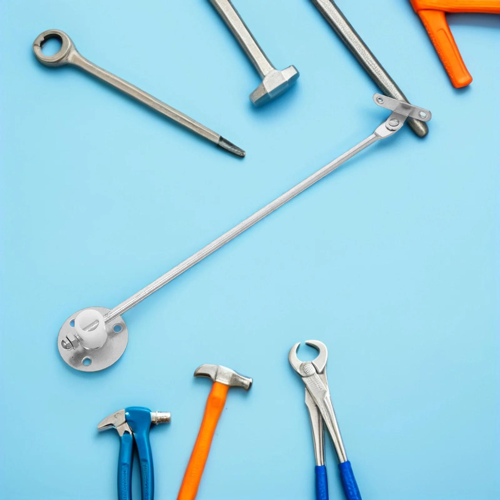 

6pcs Cabinet Door Support Strut Heavy Duty Metal Drop Down Hinge For Kitchen Cupboard Soft Close Lid Support Buffer Easy