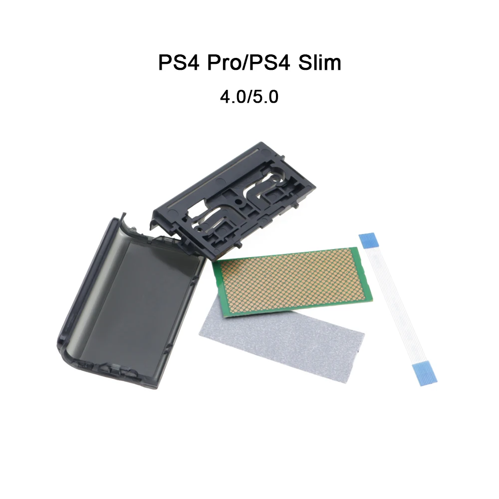 Touchpad Assembly for PS4 DualShock 4 JDM-040/050 - Full Set or Touchpad + Flex Cable Replacement Parts