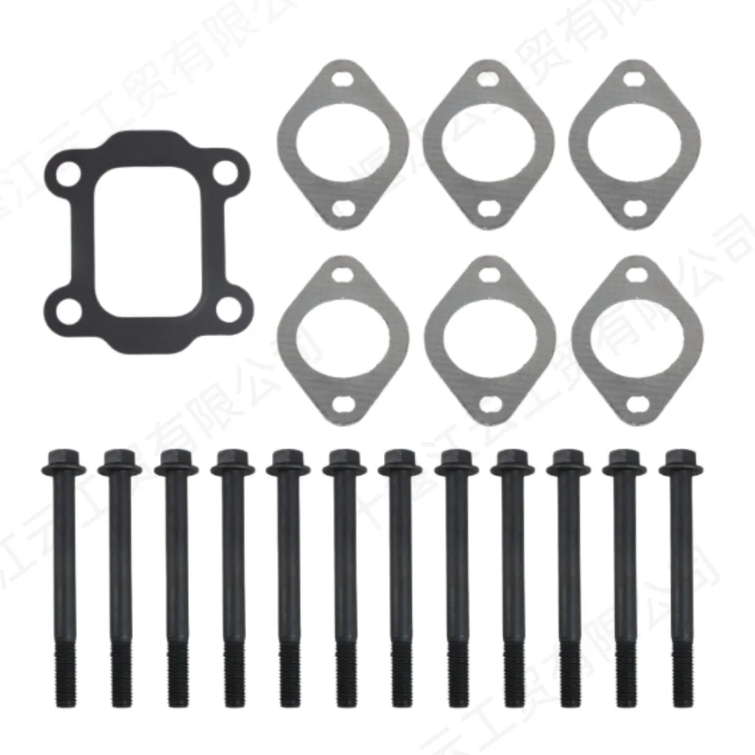 For Cummins L10 M11 ISM QSM Graphite Exhaust Manifold Gasket Set 3328948 3102314