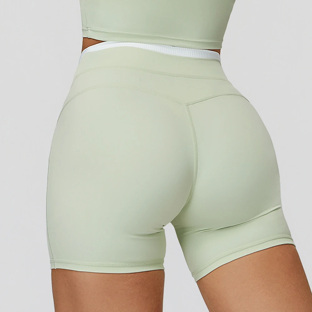 اليوغا السراويل تشغيل الدراجات السراويل النساء سراويل اللياقة البدنية تنفس الرياضة طماق عالية الخصر اليوغا السراويل تجريب الصالة الرياضية السراويل #6