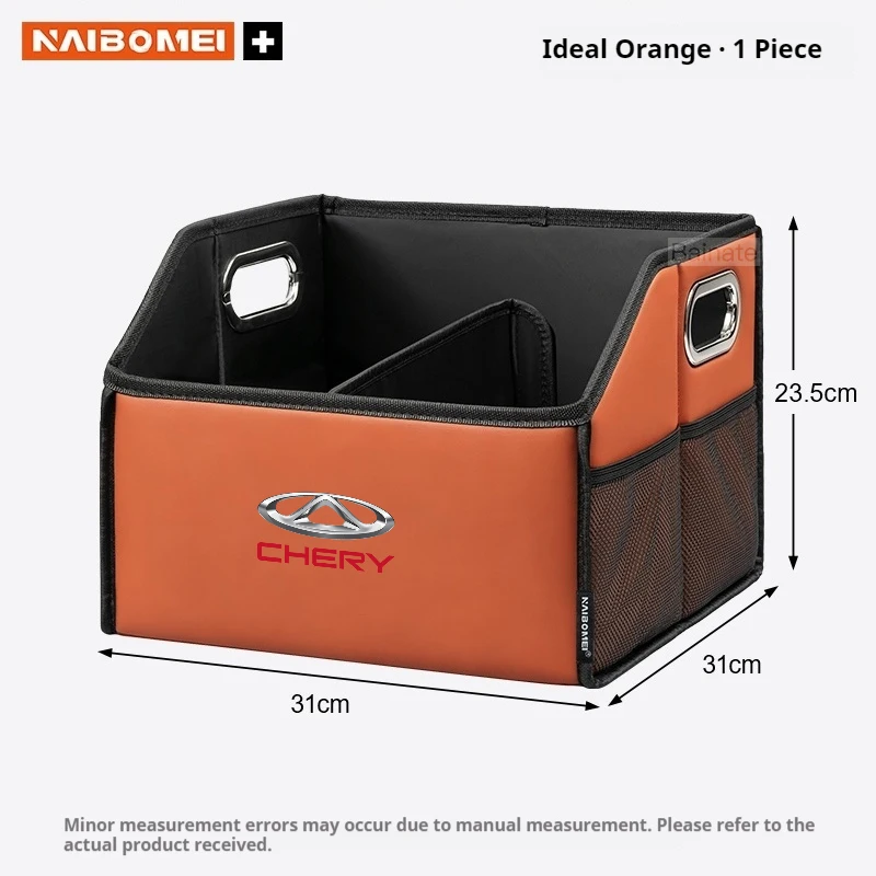 Auto-Kofferraum-Aufbewahrungsbox, Für CHERY TIGGO 2 5 4 TIGGO7 PRO TIGGO8 Plus ARRIZO 6 8 2025, Leder Faltbarer Organizer Auto-Zubehör – Detail 15