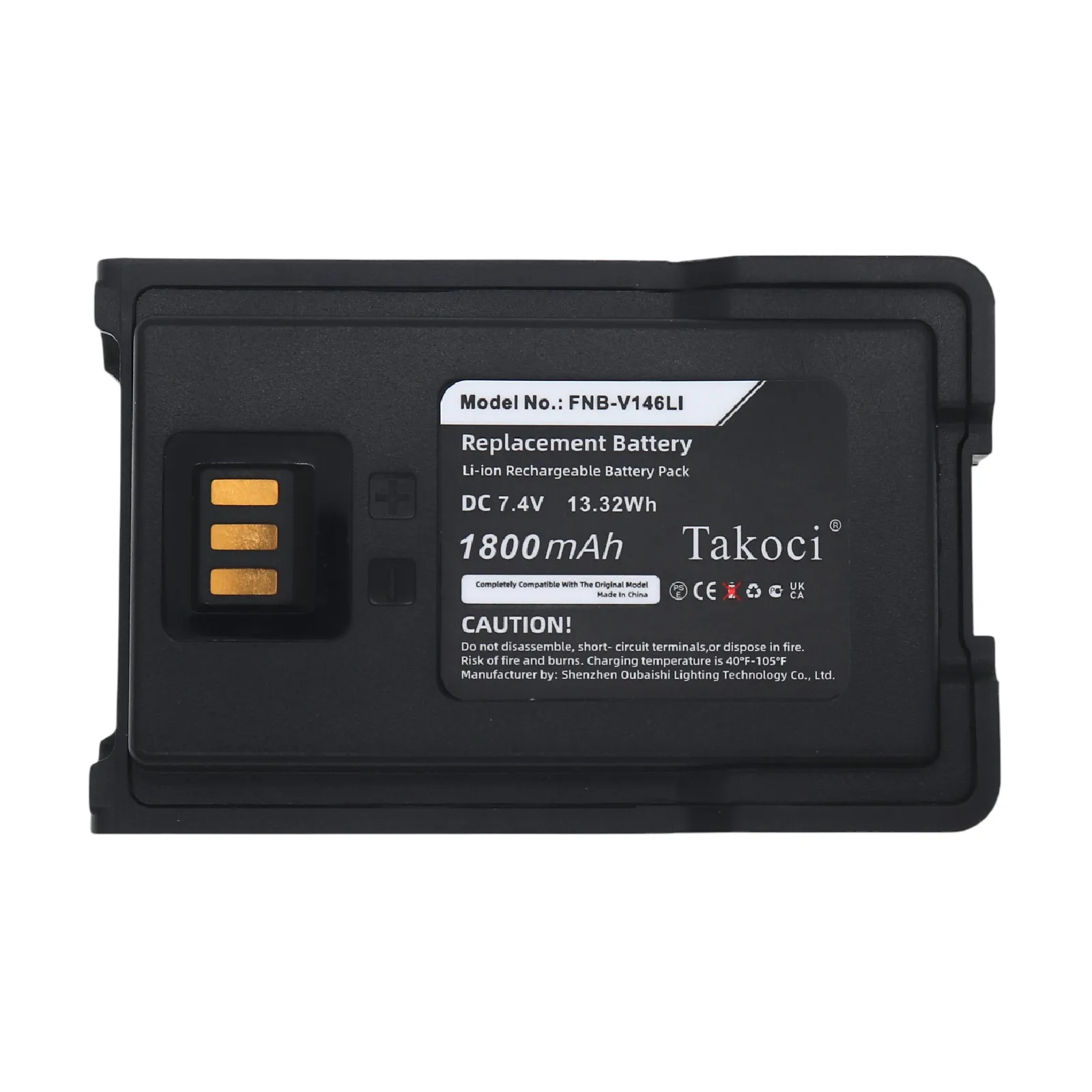 

Replacement Battery 1800mAh for Motorola,EVX-C59,MagOne EVX-C59,EVX-C51,MagOne EVX-C51,EVX-C52,FNB-V146LI