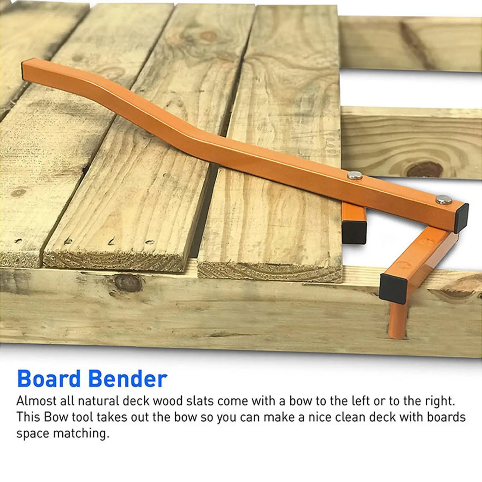 Deck Board Bending Bow Straightening Tool Board Bender Decking Tool