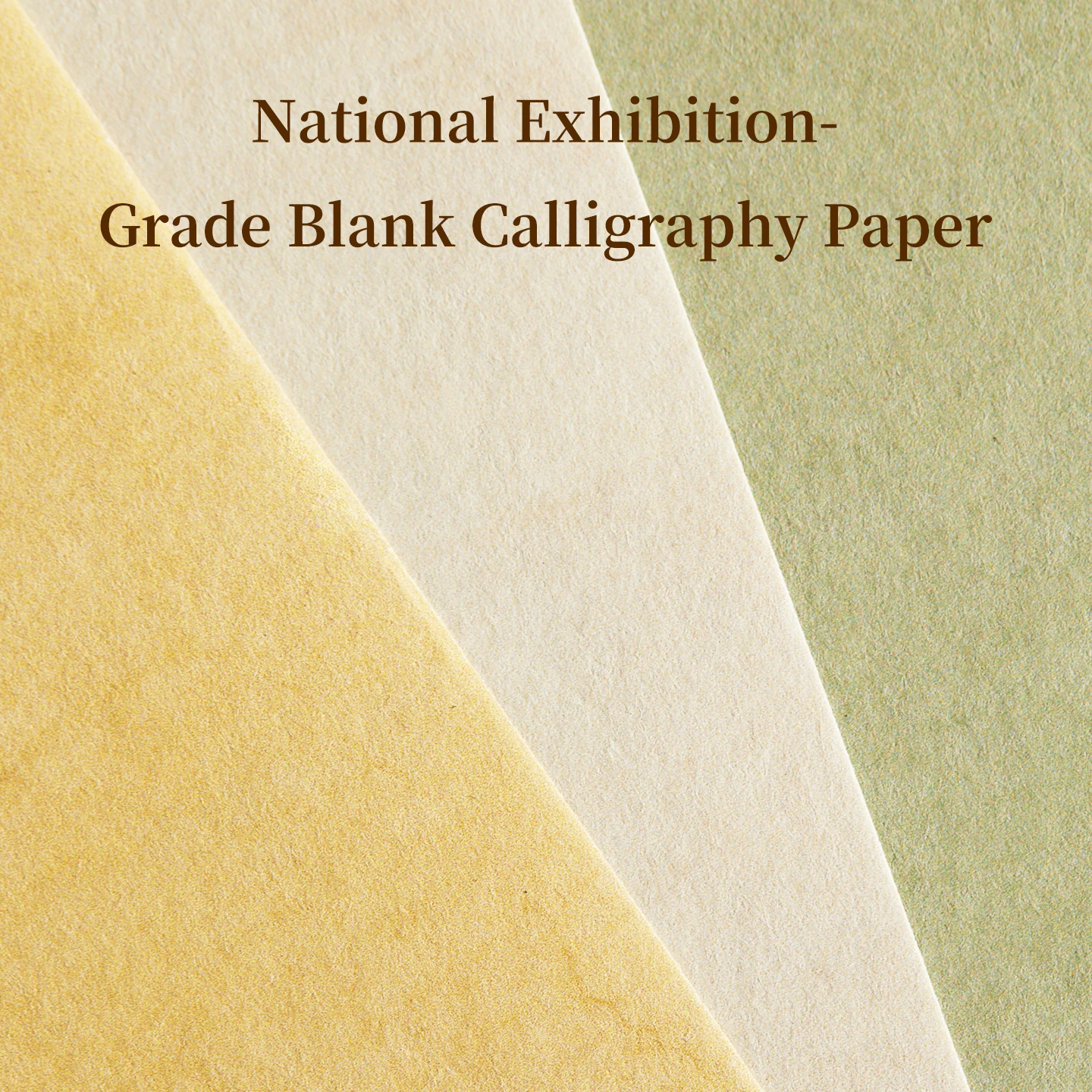 10pcs Exhibition-Grade Blank Calligraphy Paper, Semi-Sized Xuan Paper, Multi-Color Vintage Paper for Chinese Calligraphy & Art