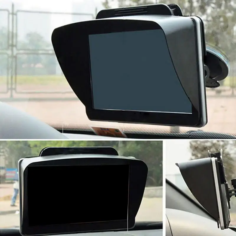 GPS Sun Shade Cover Car Navigation Accessories Car Navigation Visor Extender Sunshade For 5 Inch GPS Accessories Navigation