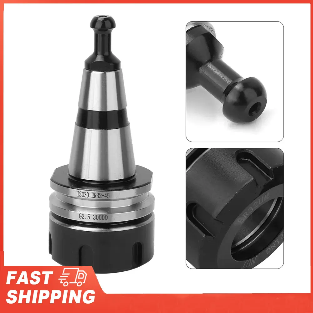 

High Speed Collet 30000rpm CNC Lathe Collet ISO30 ER32 CNC Tool Holder Chuck Collet for Accuracy Machining CNC Collet Chuck Tool