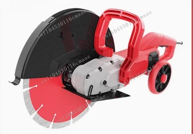 6800W Hydroelectric Concrete 130MM Cutting Machine + Diamond Saw Blade Multi-functional Wall Grooving Machine Electric Grooving