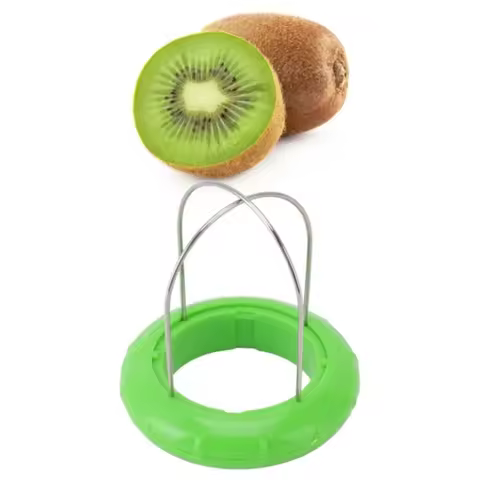 Kiwi Peeler and Slicer Tool - Easy-to-Use Fruit Peeling and Cutting Gadget for Effortless Kiwi Preparation - Kitchen Essential