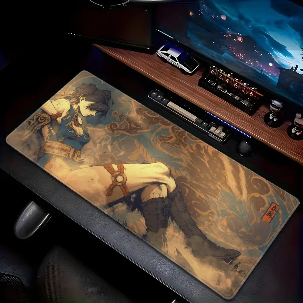 

China's hot-selling mouse pad Street Fighter Animation Beautiful XXL Game Exclusive MousePads PC Computer pad Non-slip Decor