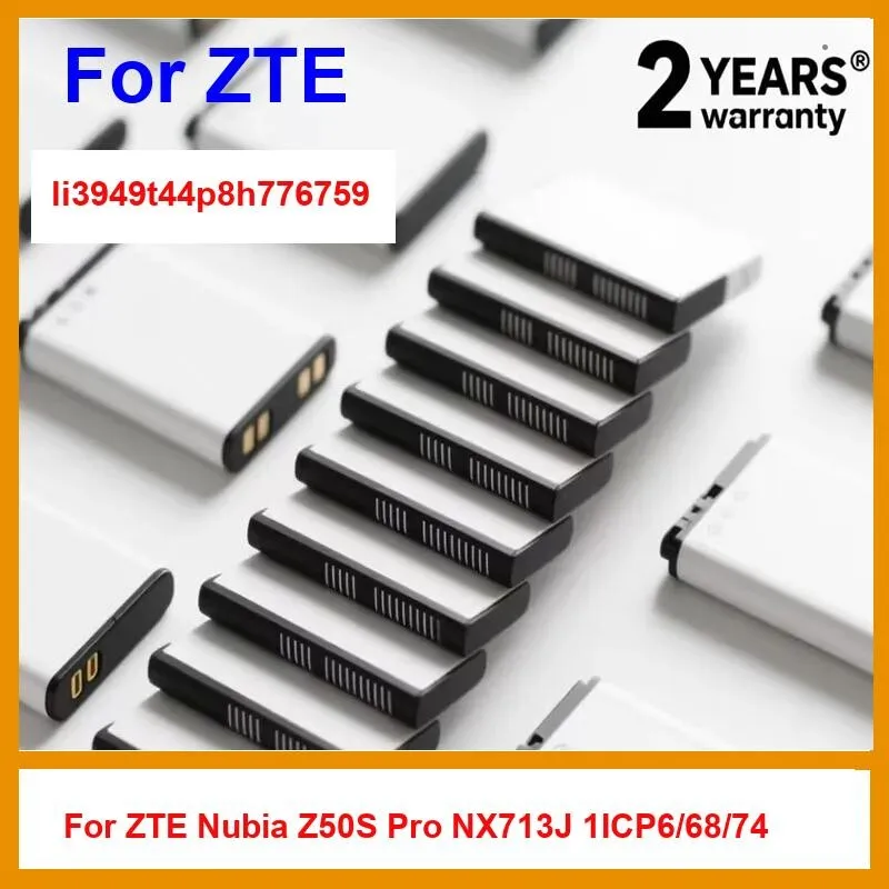 Li3949t44p8h776759 Mobile Phone Battery Hardwearing High Performance 5100Mah For Zte Nubia Z50S Pro NX713J 1ICP6 68 74