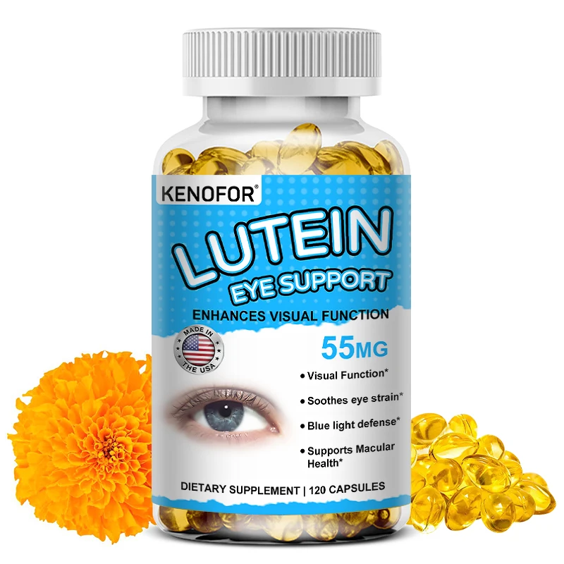 

Lutein with Zeaxanthin, Premium Vision Formula, Antioxidant, Protects Eye Health, Maintains Healthy Vision - 120 Capsules