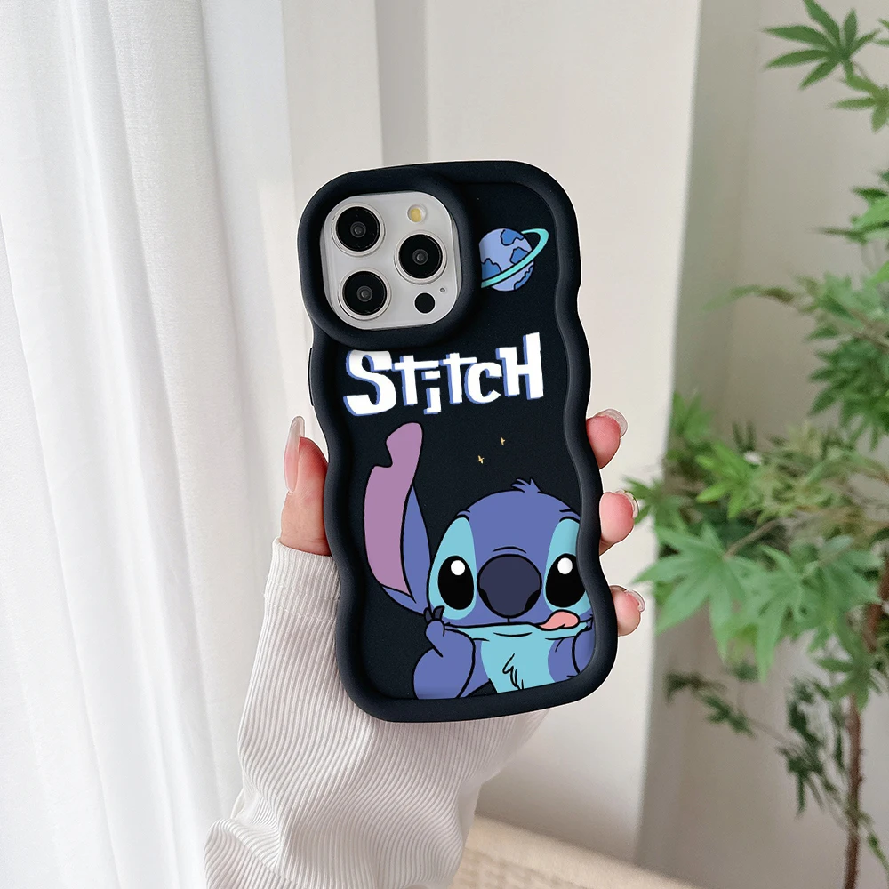 Disney Stitch Telefoonhoesje Voor Oppo A7 A9 A15 A 16K A17 A31 A38 A53 A54 A55 A57 A58 A74 A76 A79 A92 A98 4G 5G Cover