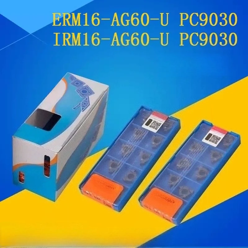 

100% Original Genuine Korean Threaded Carbide Inserts IRM16 ERM16 ERM16-AG60 AG55 1.0ISO 1.5ISO 2.0ISO 2.5ISO 11W 14W-U U PC9030