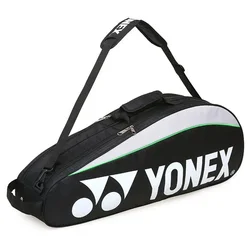 YONEX-Bolsa de bádminton para hombre o mujer, bolsa deportiva con compartimento para zapatos, para 3 raquetas, 9332