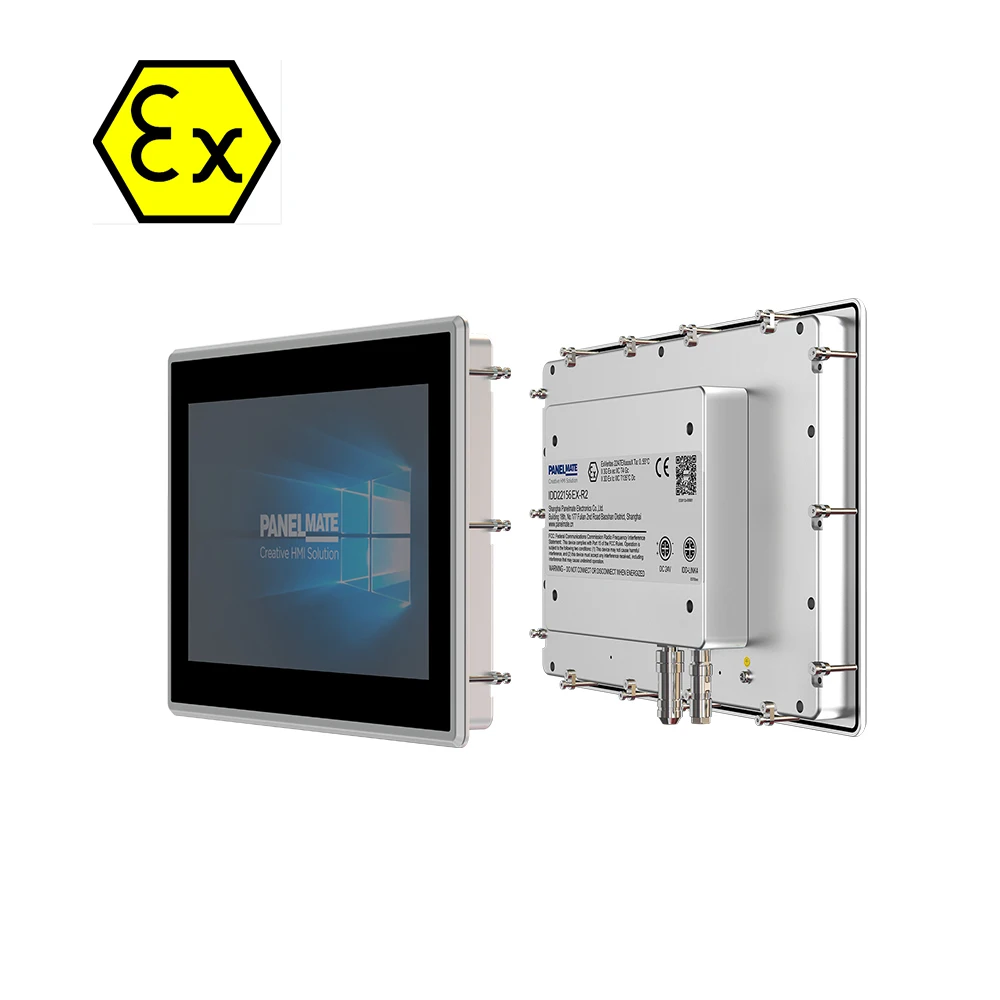 15.6 Inch Industrial Touch  100M KVM Extender ATEX Model IDD22156EX-R2 Waterproof  Capacitive Screen Waterproof